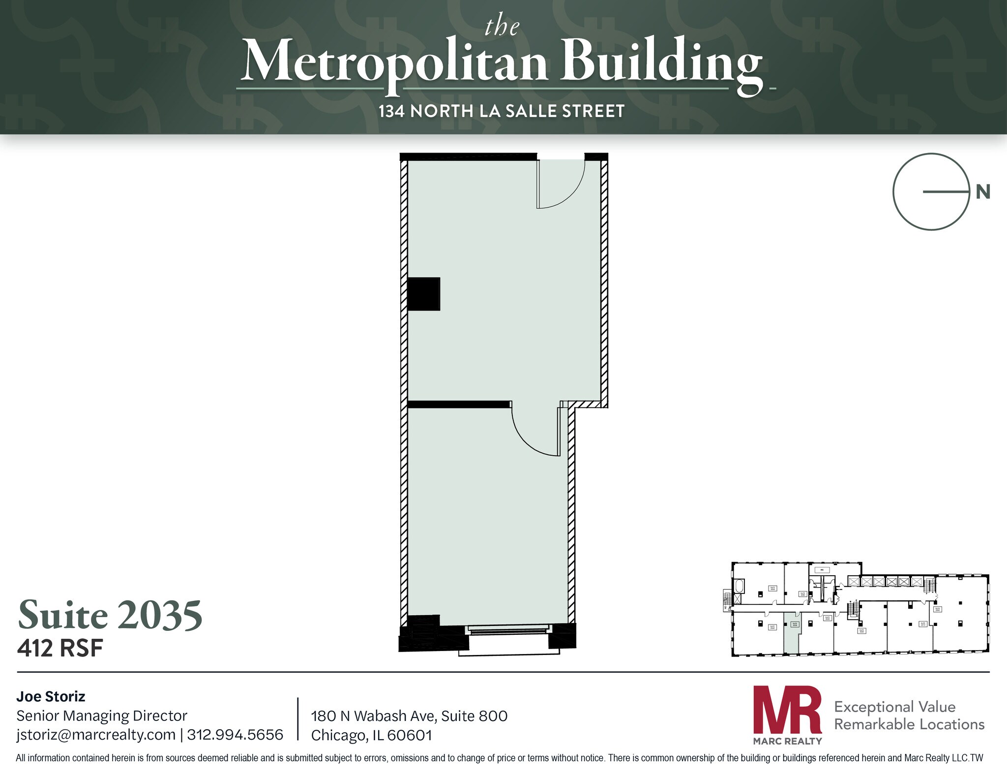 134 N LaSalle St, Chicago, IL for lease Interior Photo- Image 1 of 1