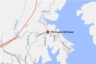 705 Cedar Hill Rd, Celina, TN - Aérien  Vue de la carte