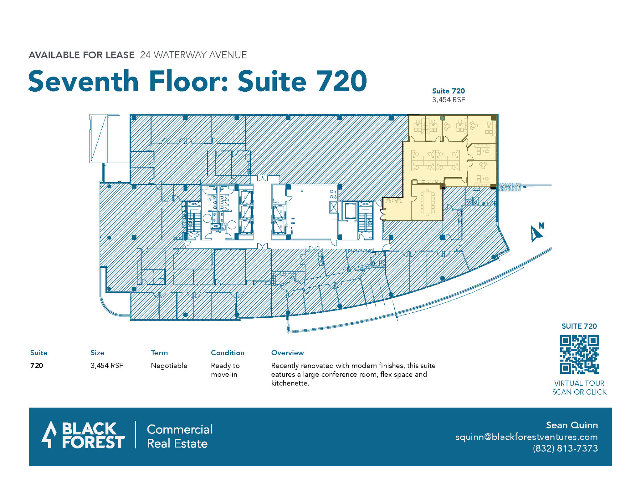 24 Waterway Ave, The Woodlands, TX for lease Floor Plan- Image 1 of 1