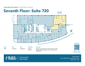 24 Waterway Ave, The Woodlands, TX for lease Floor Plan- Image 1 of 1