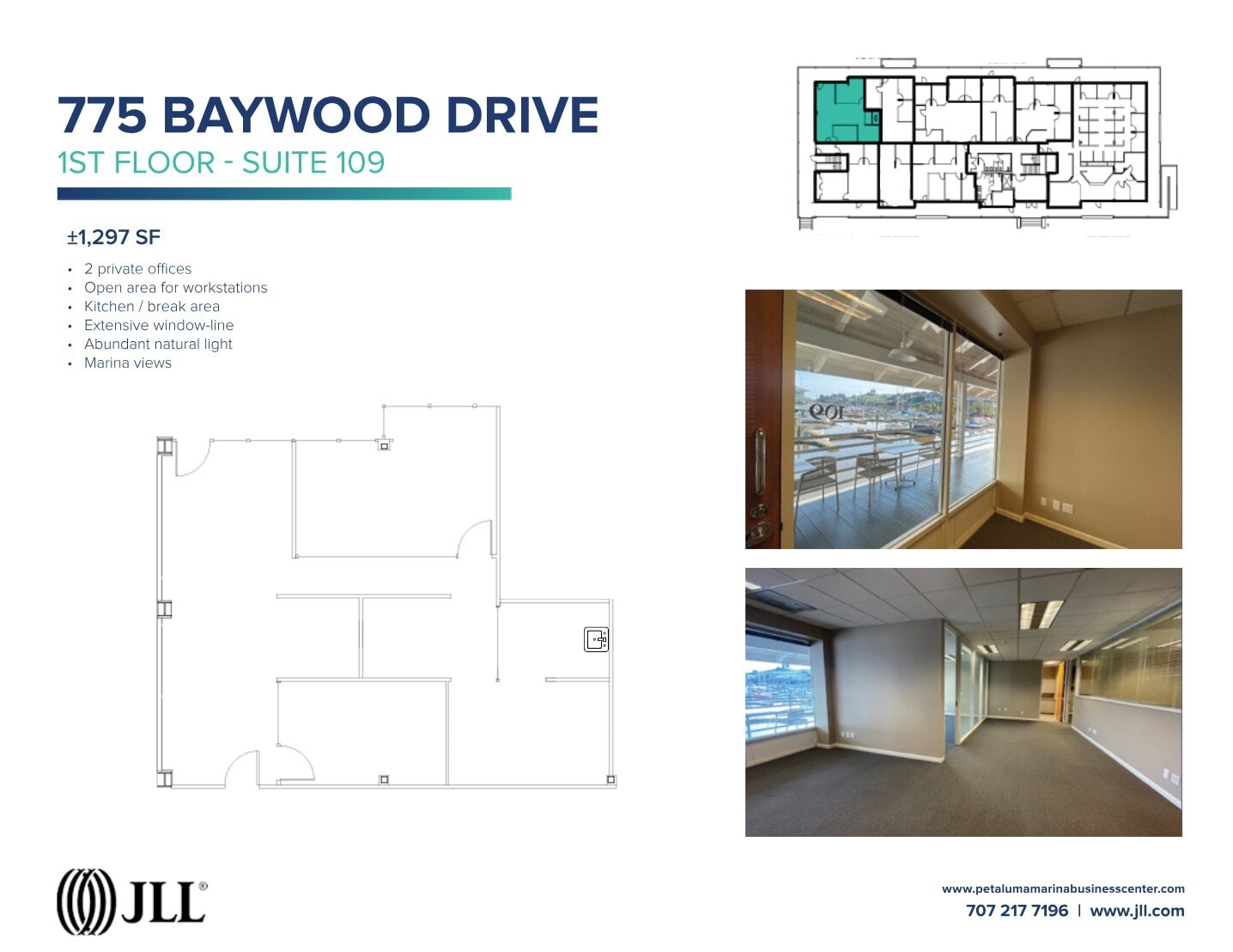 755-775 Baywood Dr, Petaluma, CA à louer Plan d’étage- Image 1 de 4