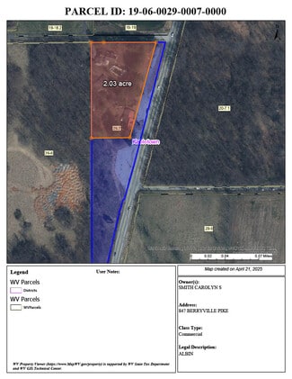 Plus de détails pour 847 Berryville pike, Summit Point, WV - Terrain à vendre
