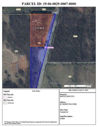 Plus de détails pour 847 Berryville pike, Summit Point, WV - Terrain à vendre