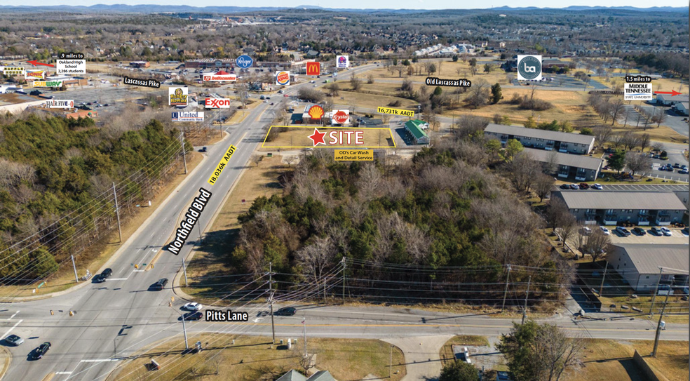 1822 E Northfield Blvd, Murfreesboro, TN for sale - Building Photo - Image 1 of 1