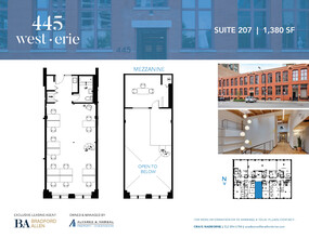 445 W Erie St, Chicago, IL for lease Floor Plan- Image 1 of 6