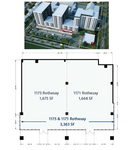 1167-1199 Rothesay St, Winnipeg, MB à louer - Photo du b timent - Image 2 de 6