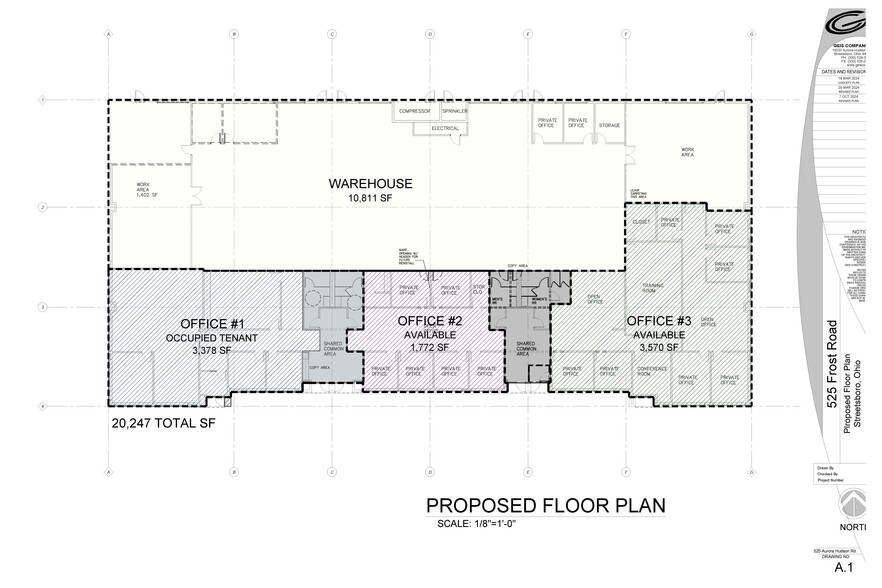 525 Frost Rd, Streetsboro, OH for sale - Floor Plan - Image 2 of 6