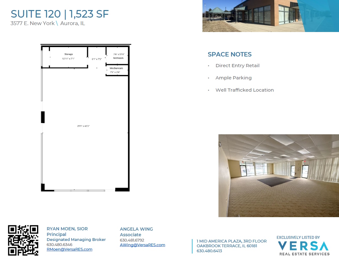 3577 E New York St, Aurora, IL à louer Plan d’étage- Image 1 de 1