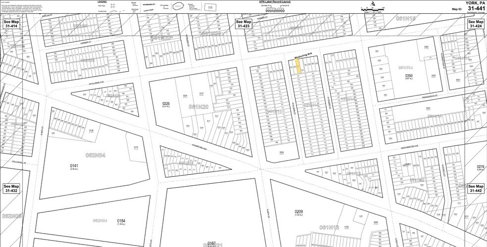 5536 Wyalusing Ave, Philadelphia, PA à vendre - Plan cadastral - Image 1 de 2