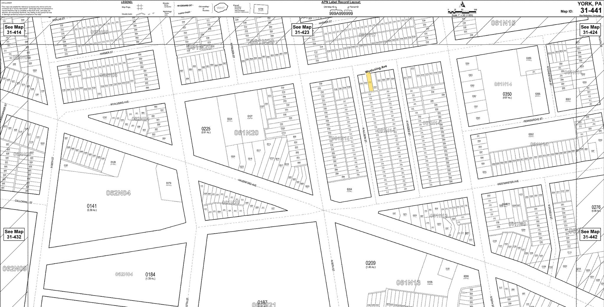 5536 Wyalusing Ave, Philadelphia, PA à vendre Plan cadastral- Image 1 de 3