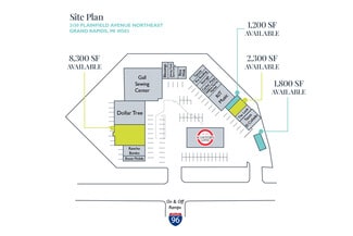 Plus de détails pour 3140-3176 Plainfield Ave NE, Grand Rapids, MI - Commerce de détail à louer