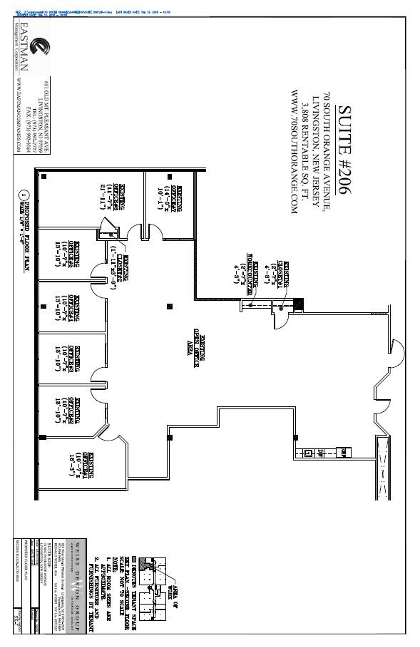 70 S Orange Ave, Livingston, NJ à louer Plan d  tage- Image 1 de 1