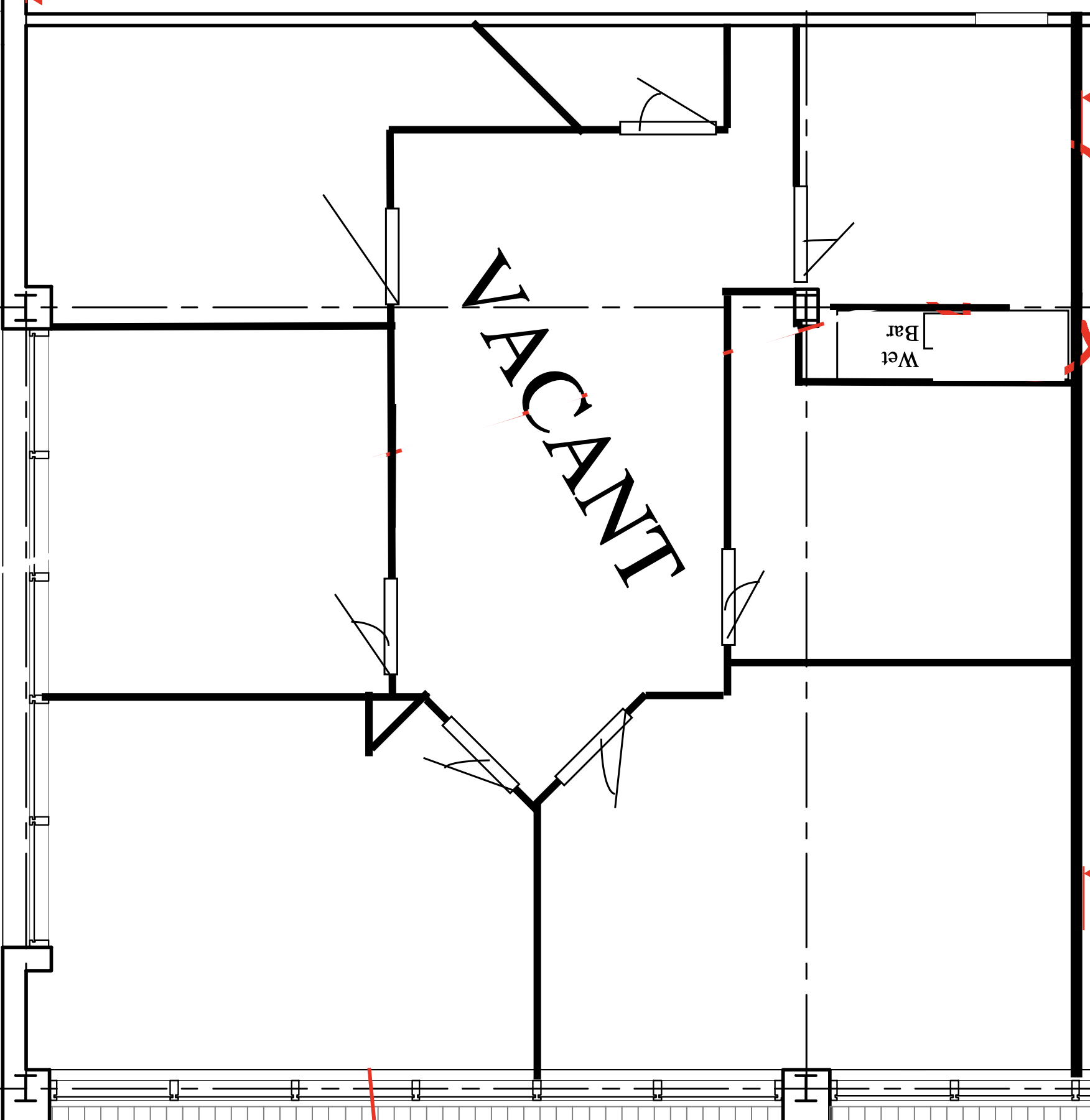 2605-2623 Thomas Dr, Panama City, FL à louer Plan d’étage- Image 1 de 1