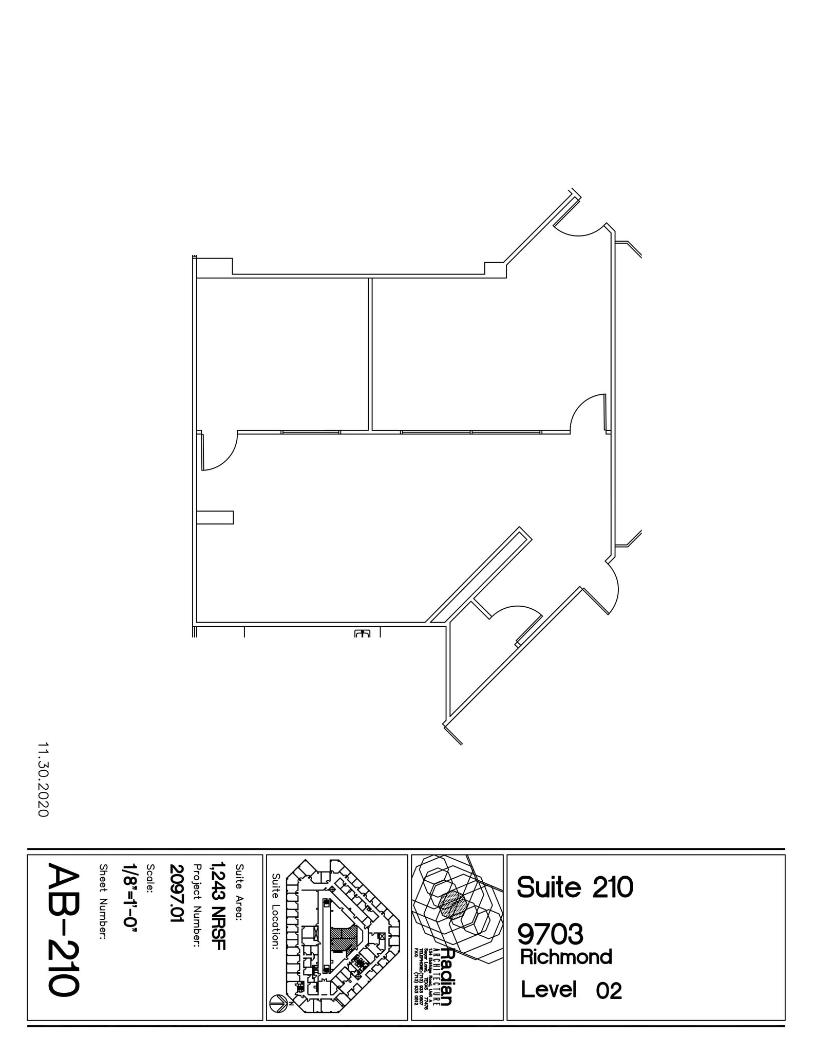 9703 Richmond Ave, Houston, TX à louer Plan de site- Image 1 de 1