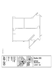 9703 Richmond Ave, Houston, TX à louer Plan de site- Image 1 de 1