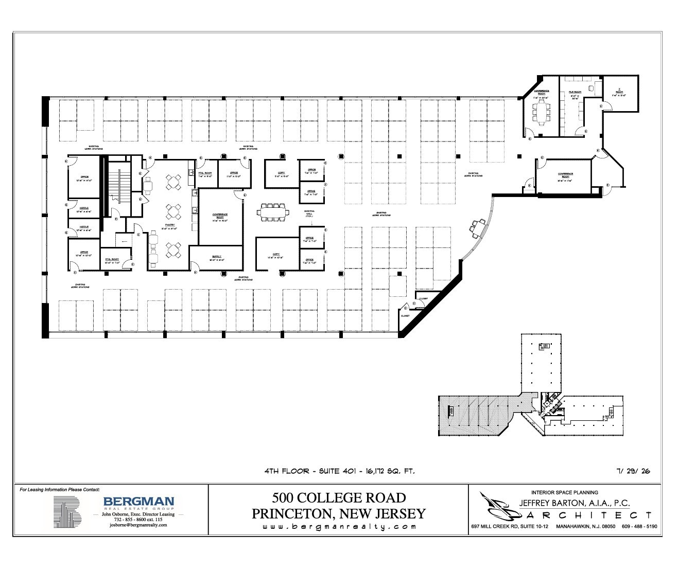 500 College Rd E, Princeton, NJ for lease Floor Plan- Image 1 of 1