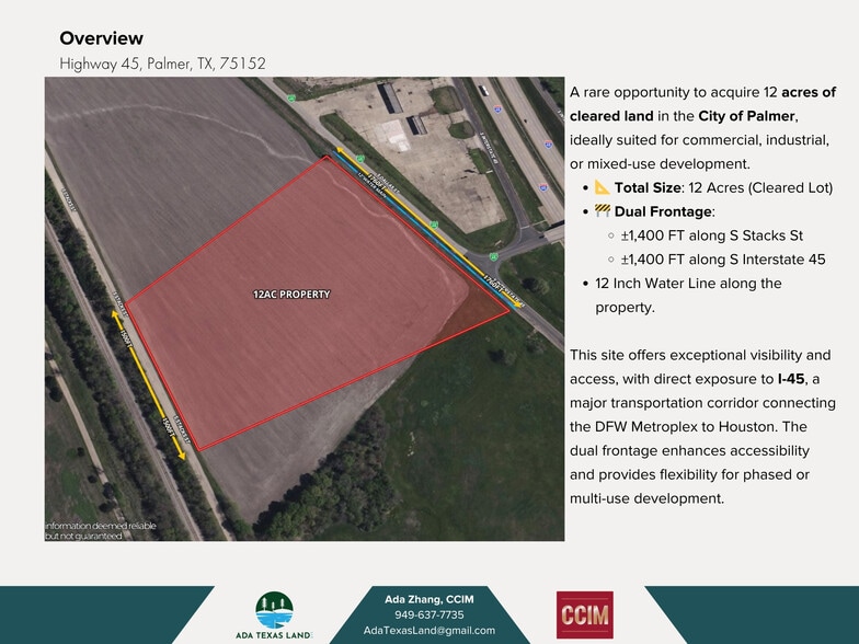 12AC TBD Highway 45, Palmer, TX for sale - Building Photo - Image 3 of 10
