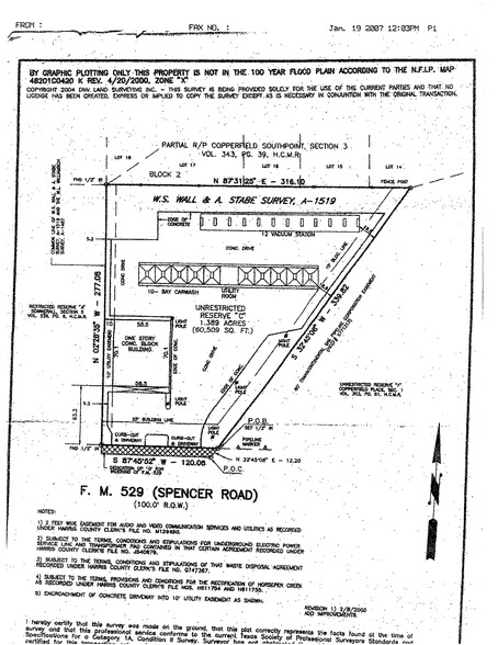 16216 FM 529 Rd, Houston, TX à vendre - Plan de site - Image 3 de 3