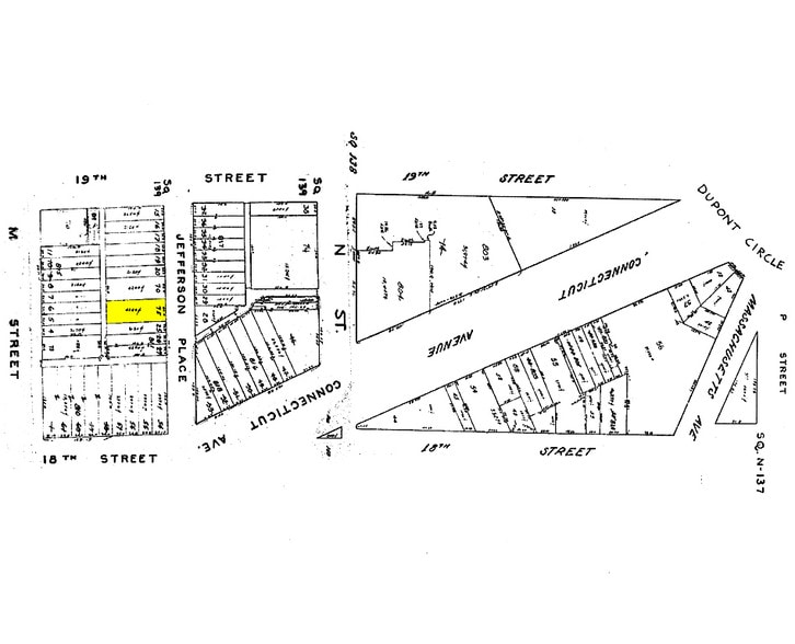 1820-1822 Jefferson Pl NW, Washington, DC for lease - Plat Map - Image 3 of 15