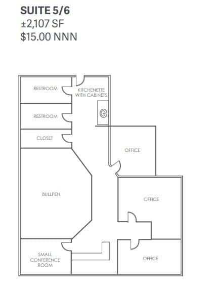 10631 S 51st St, Phoenix, AZ for lease Floor Plan- Image 1 of 1