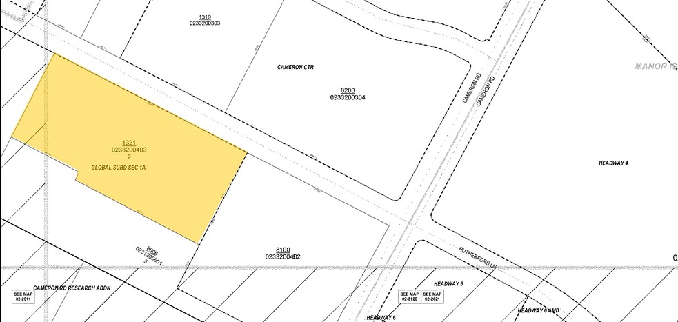 1321 Rutherford Ln, Austin, TX for lease - Plat Map - Image 2 of 6