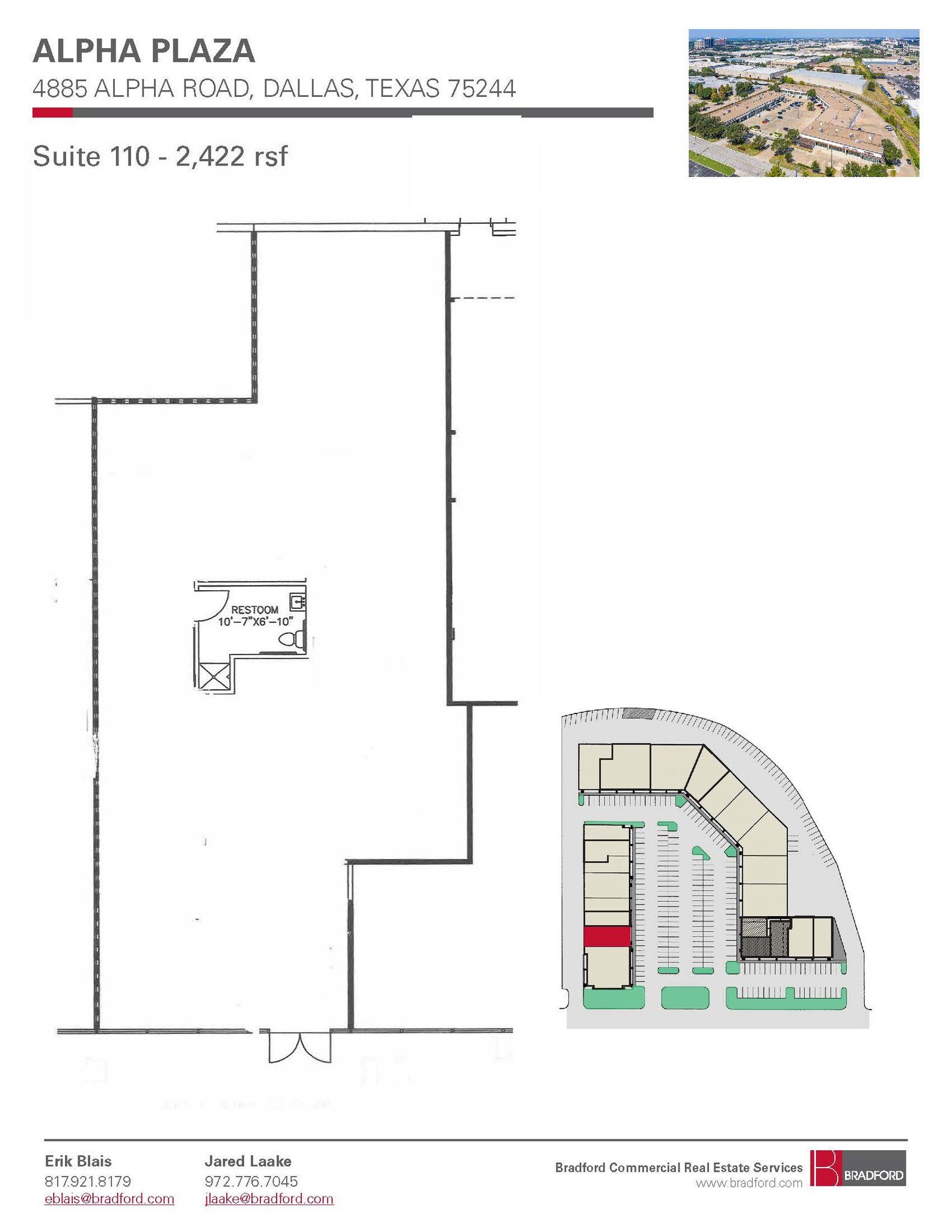 4887 Alpha Rd, Farmers Branch, TX for lease Floor Plan- Image 1 of 1