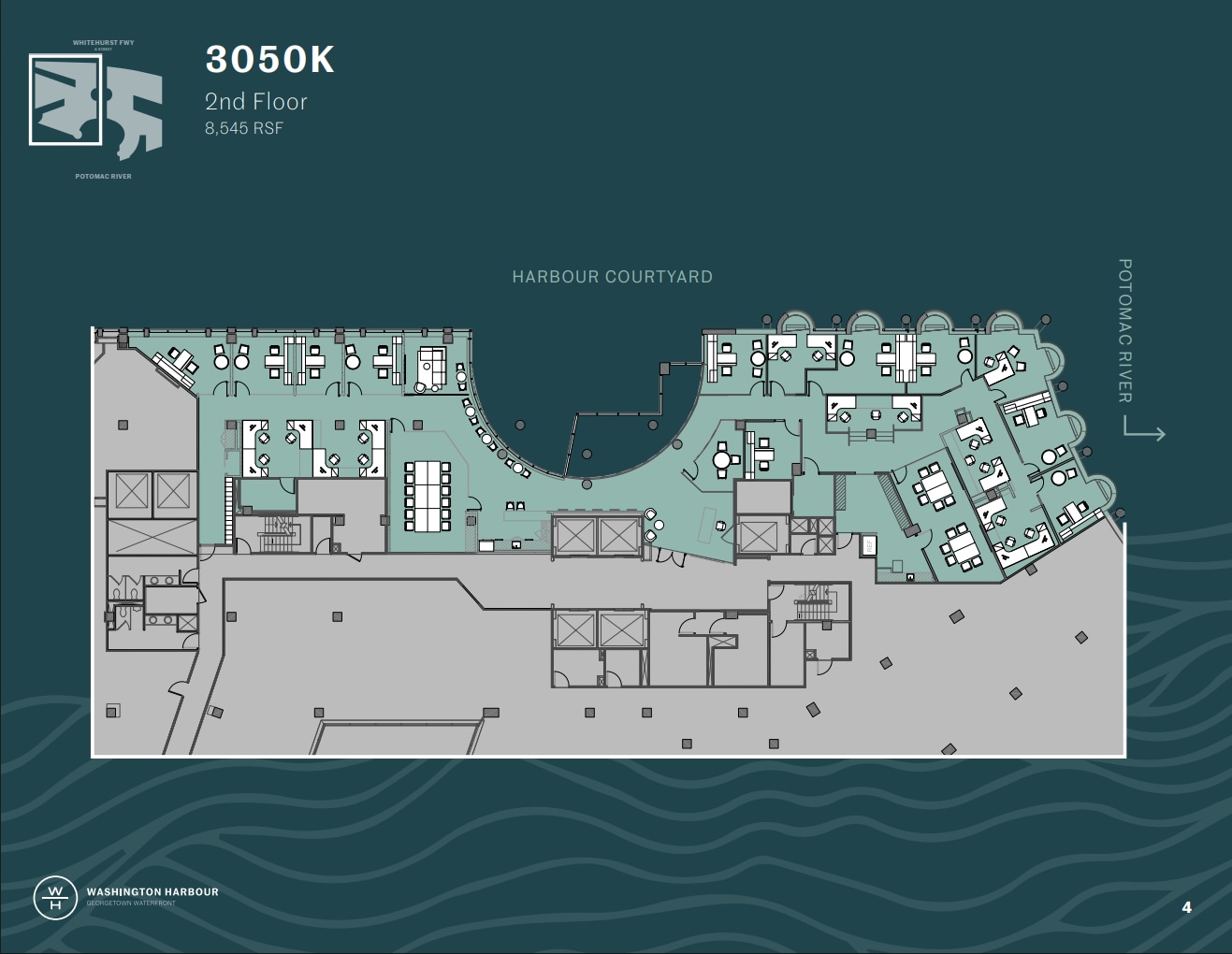 3050 K St NW, Washington, DC for lease Floor Plan- Image 1 of 1