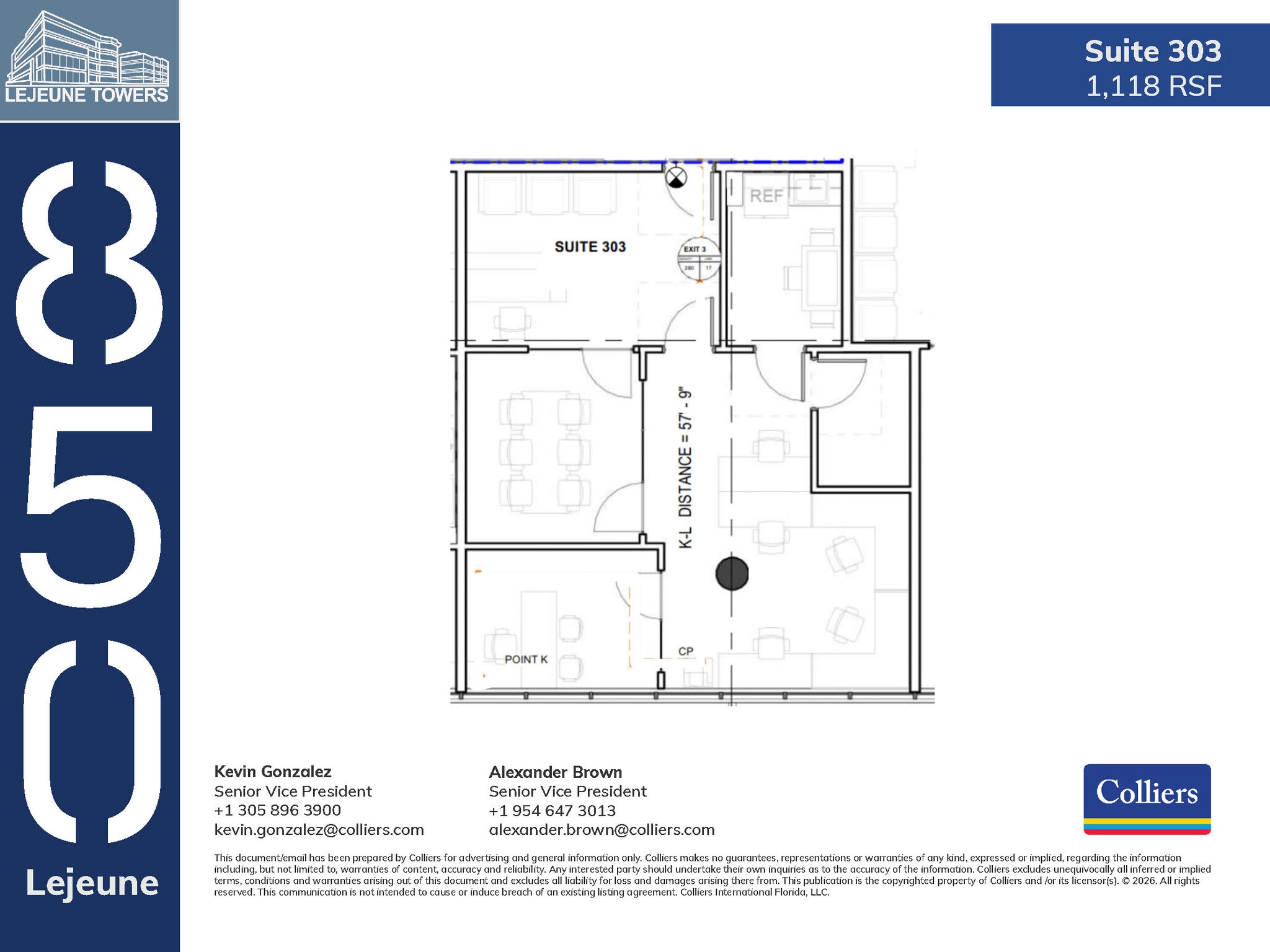 850 NW 42nd Ave, Miami, FL à louer Plan d’étage- Image 1 de 1