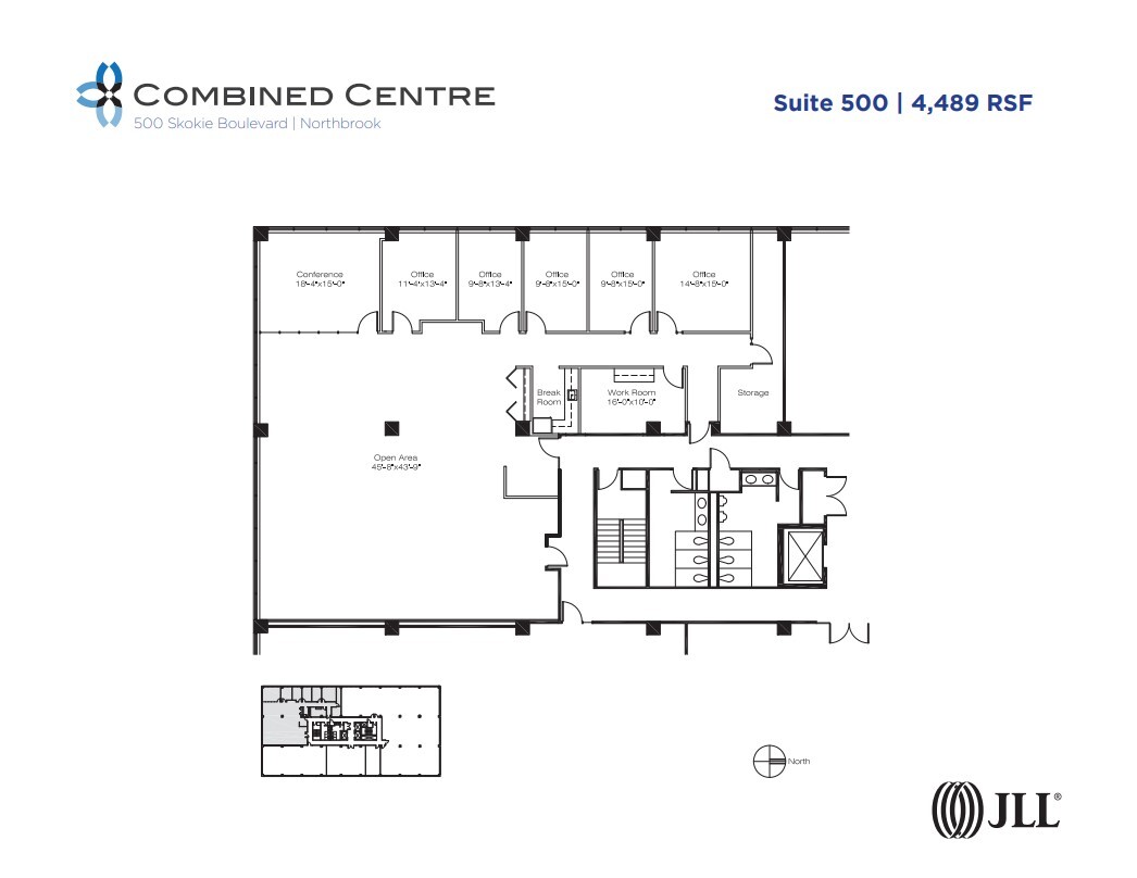 707 Skokie Blvd, Northbrook, IL for lease Floor Plan- Image 1 of 1