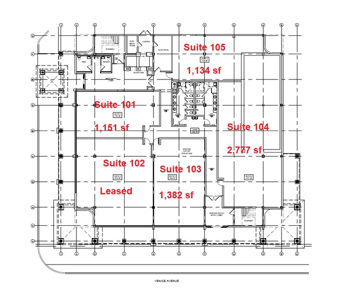 304 W Venice Ave, Venice, FL à louer - Plan d’étage - Image 3 de 12