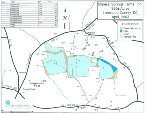 Camp Creek Rd, Lancaster, SC for sale - Plat Map - Image 2 of 2