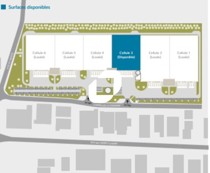 Industrial in Genas for lease - Site Plan - Image 3 of 3