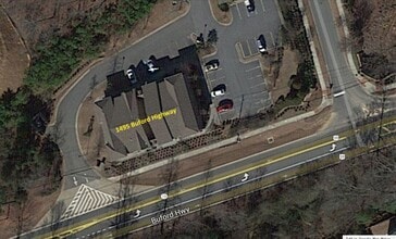 1495 Buford Hwy, Suwanee, GA - Aerial  map view