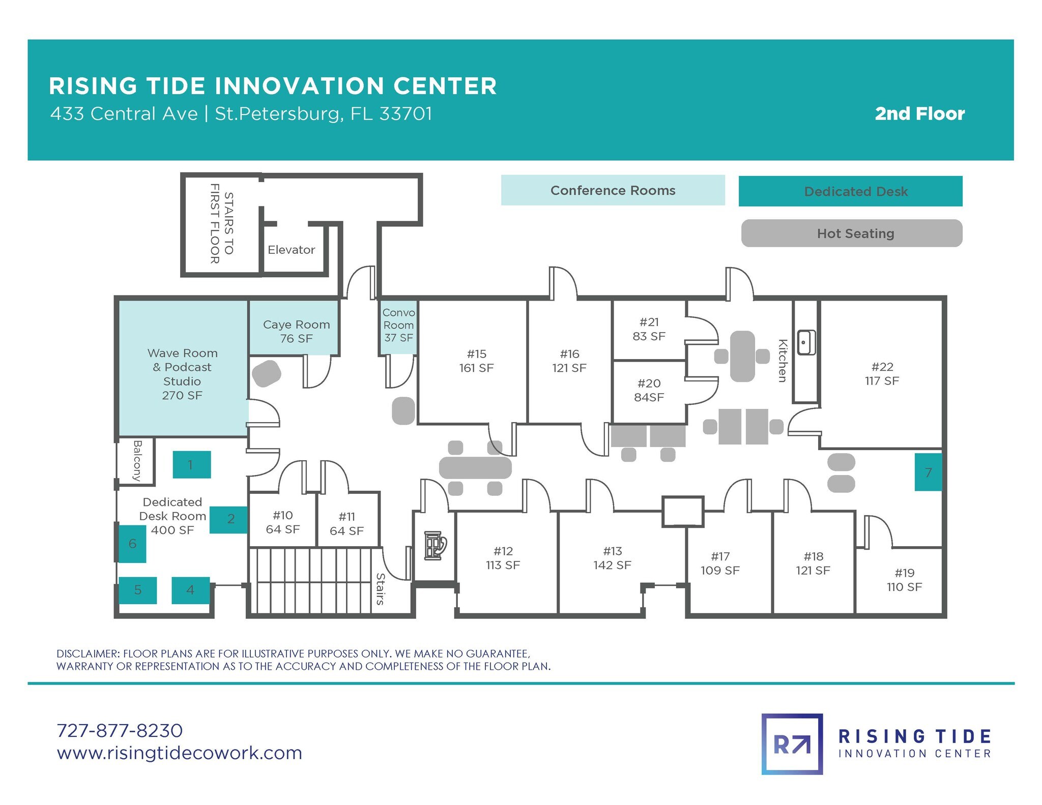433 Central Ave, Saint Petersburg, FL for lease Floor Plan- Image 1 of 3