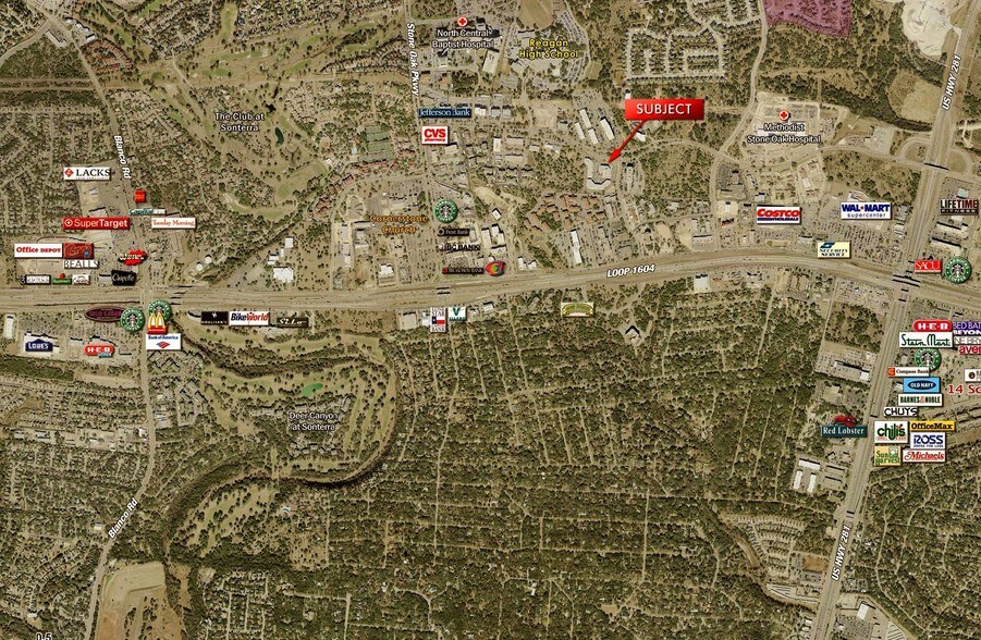 700 E Sonterra Blvd, San Antonio, TX à louer - Aérien - Image 3 de 13