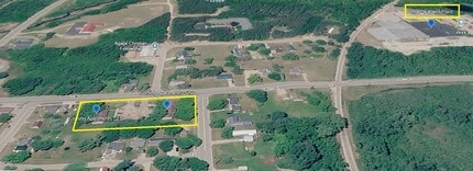 230 N Corning St, Farwell, MI - Aerial map view