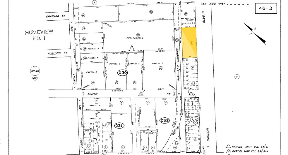 520-530 Harbor Blvd, Belmont, CA for lease - Plat Map - Image 2 of 2