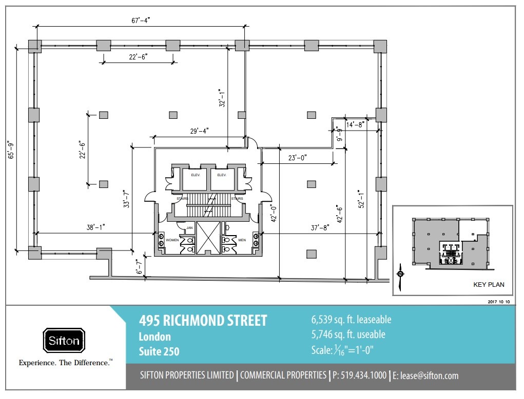 495 Richmond St, London, ON à louer Plan d  tage- Image 1 de 1