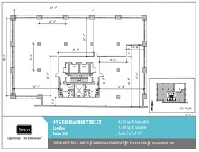 495 Richmond St, London, ON à louer Plan d  tage- Image 1 de 1