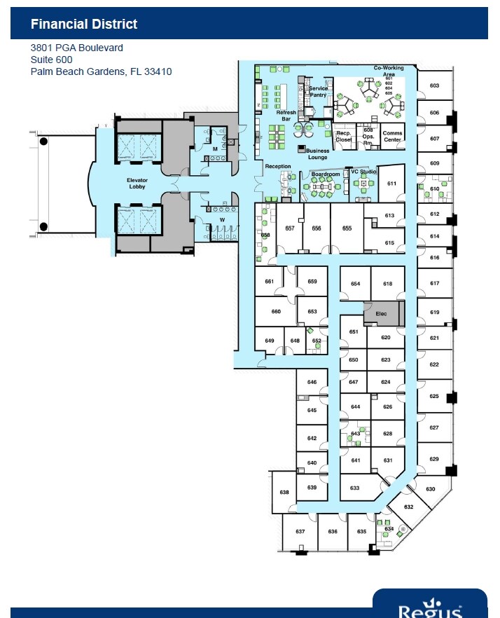 3801 PGA Blvd, Palm Beach Gardens, FL for lease Floor Plan- Image 1 of 1