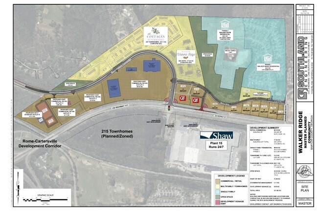 Plus de détails pour Intersection of 411 & Burnt Hickory Connector, Cartersville, GA - Terrain à vendre