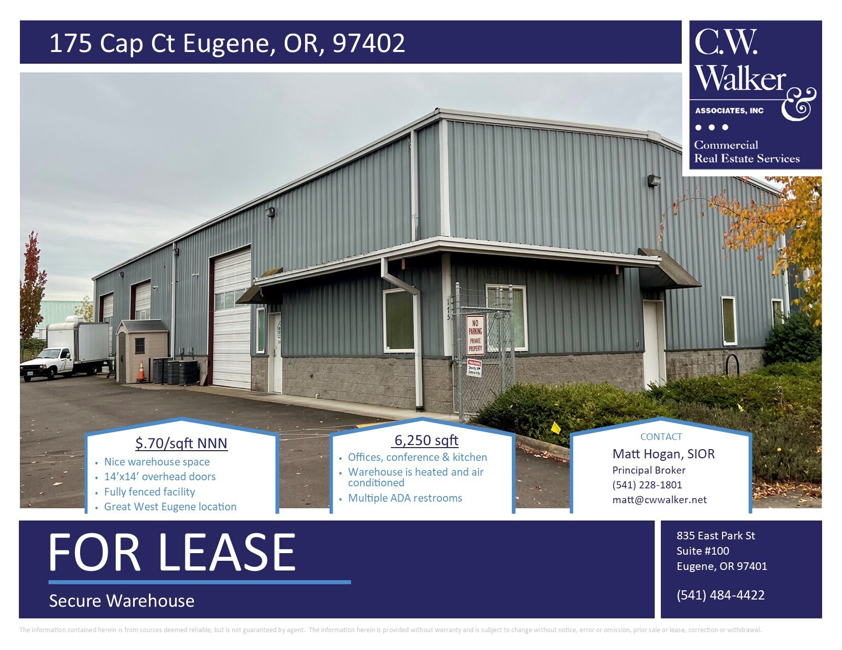 175 Cap St, Eugene, OR à louer Photo du bâtiment- Image 1 de 6