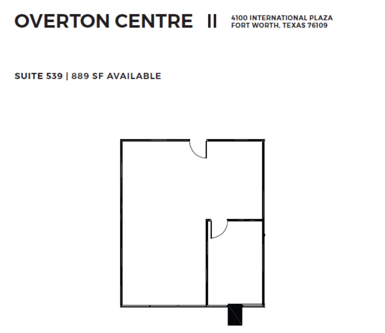 4150 International Plz, Fort Worth, TX à louer Plan d’étage- Image 1 de 1