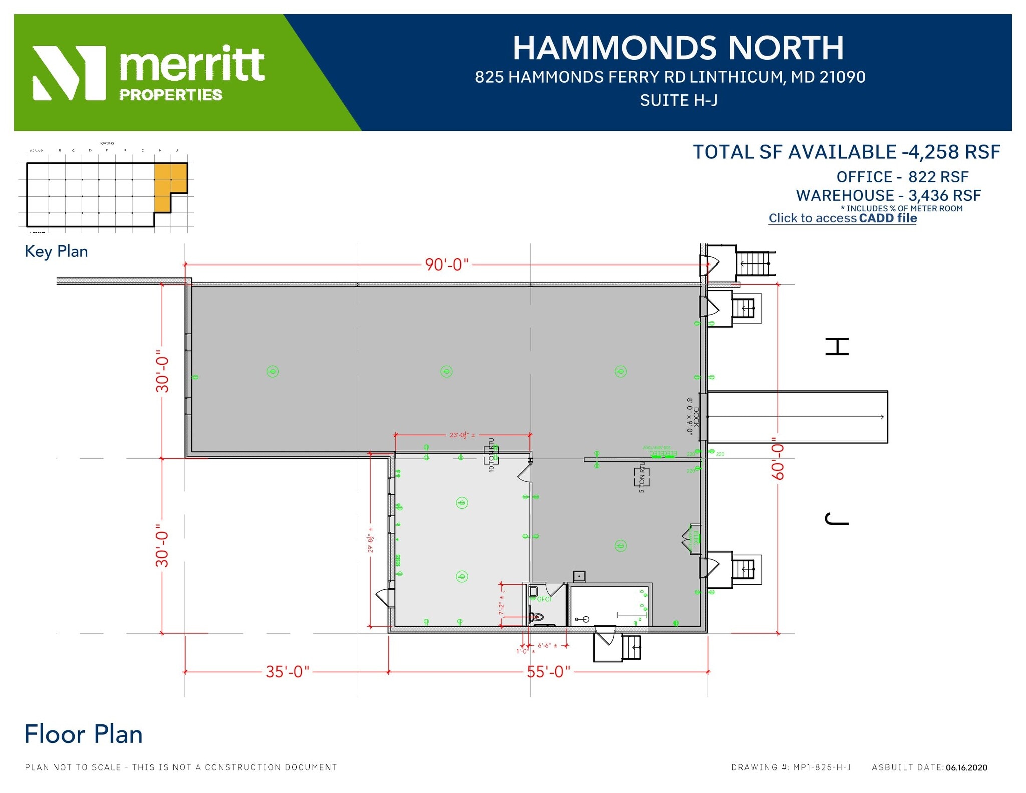 823 Hammonds Ferry Rd, Linthicum, MD à louer Plan d’étage- Image 1 de 1
