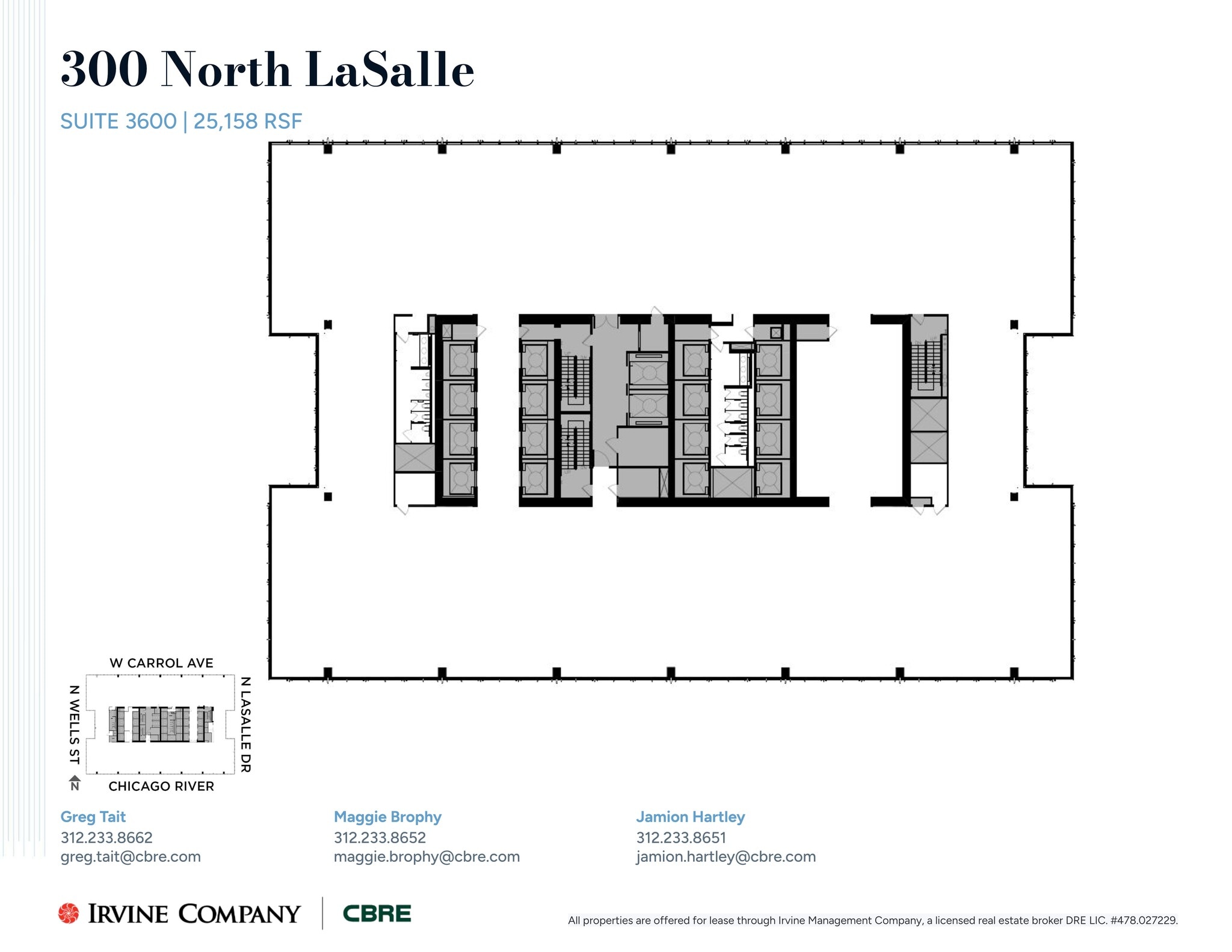300 N LaSalle St, Chicago, IL for lease Site Plan- Image 1 of 2