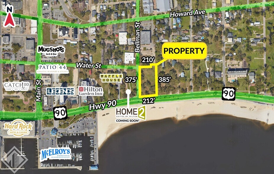 590 Beach Blvd, Biloxi, MS à vendre - Aérien - Image 1 de 4
