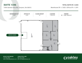 1346 General Arts Rd, Conyers, GA for lease Interior Photo- Image 1 of 1