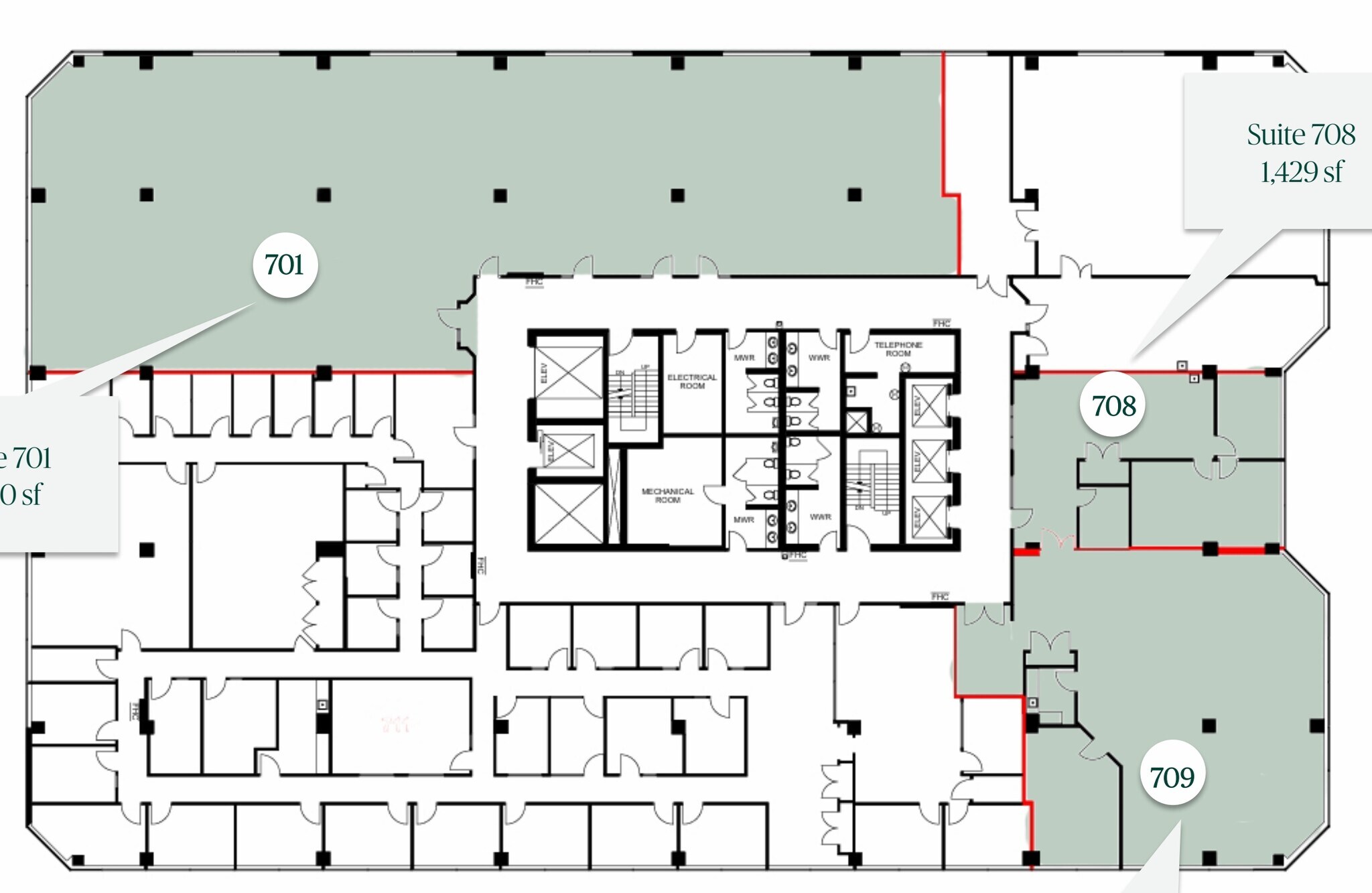 555 Richmond St W, Toronto, ON à louer Plan d’étage- Image 1 de 1