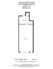 4910 Tamiami Trl N, Naples, FL à louer Plan de site- Image 1 de 7