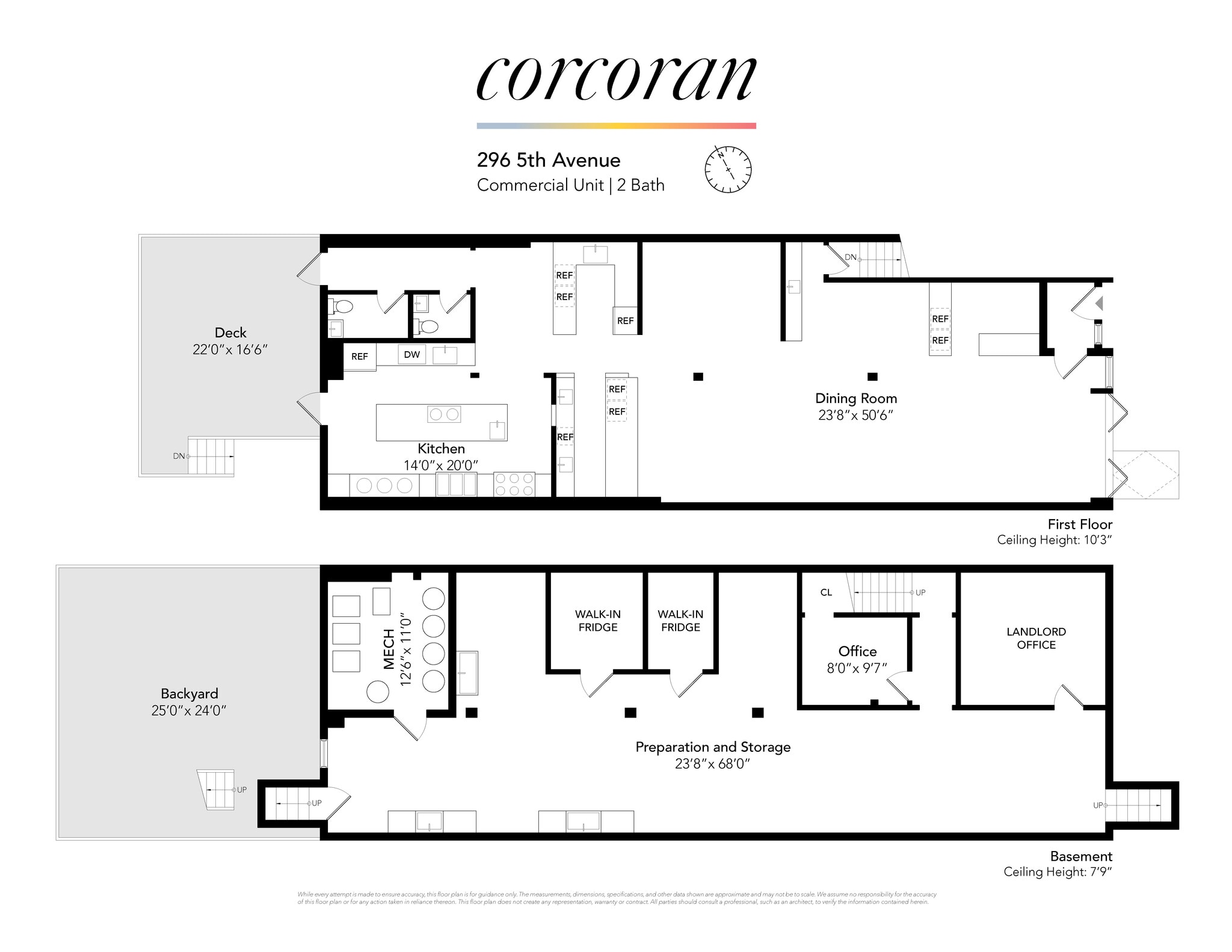 296 5th Ave, Brooklyn, NY for lease Typical Floor Plan- Image 1 of 1